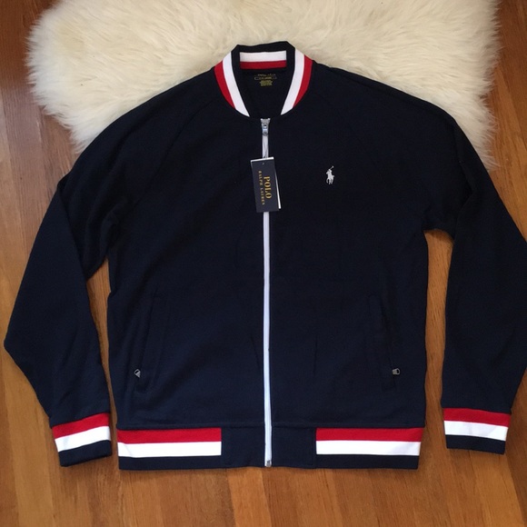 Polo Ralph Lauren Other - Ralph Lauren Navy Aviator Cotton Jacket